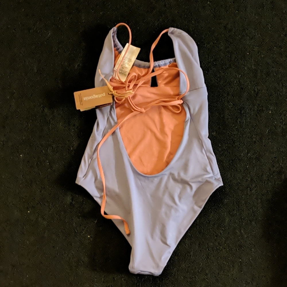 Patagonia Lilac One Piece Swim Suit